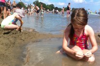 Playing at the Beach