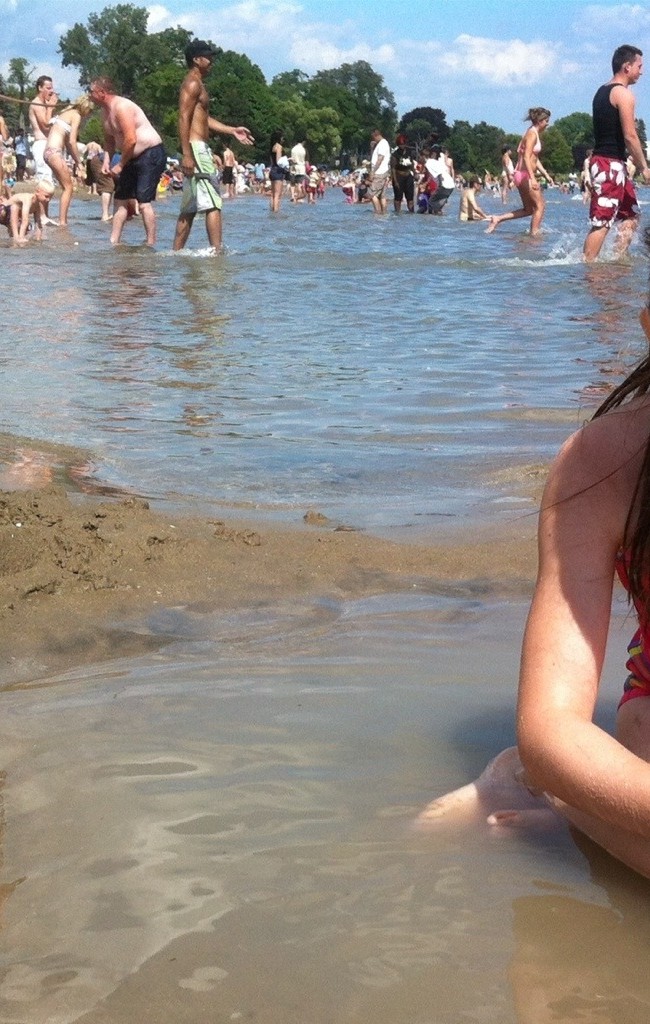 Playing at the Beach