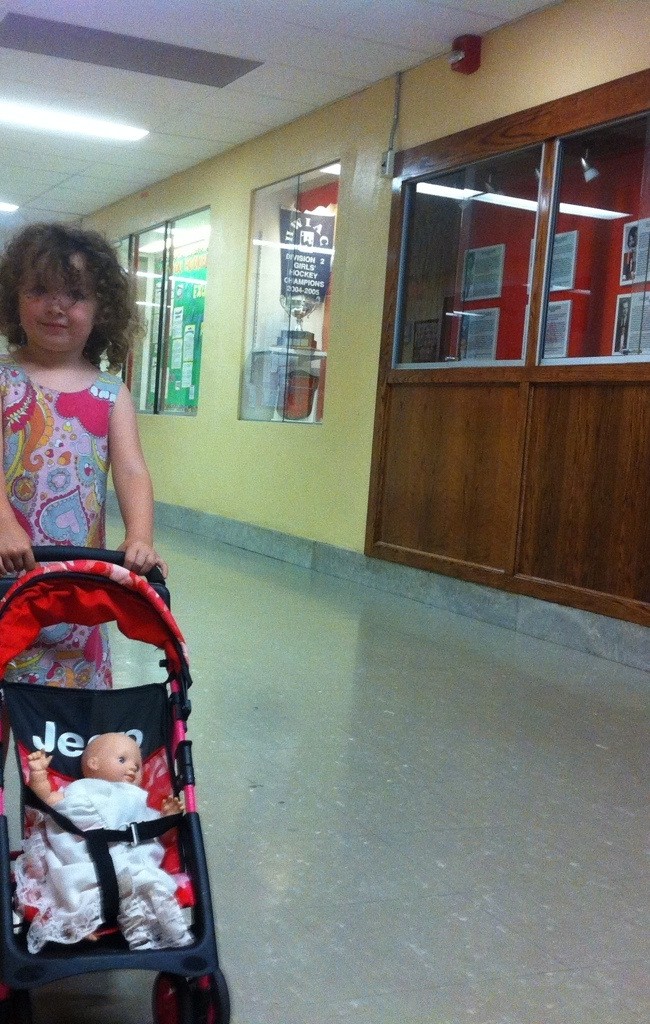 Little Girl in a Big School