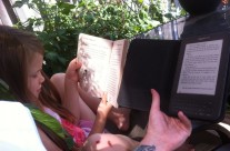 Medea Reading With Daddy