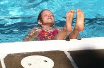 Hanging Out at Swimming Lessons