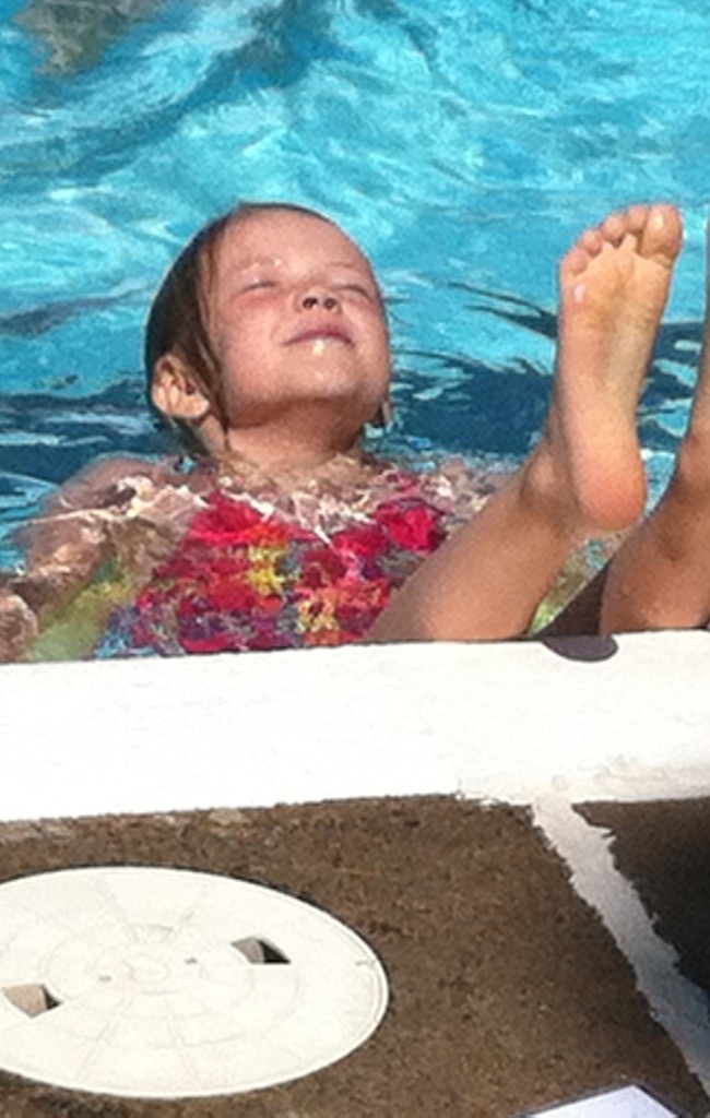 Hanging Out at Swimming Lessons