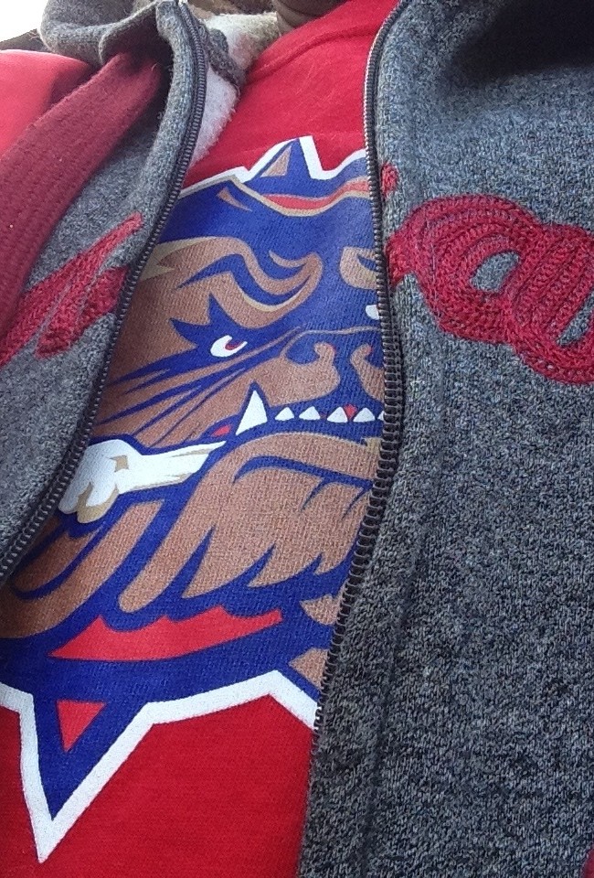 Rocking the Bulldogs Gear