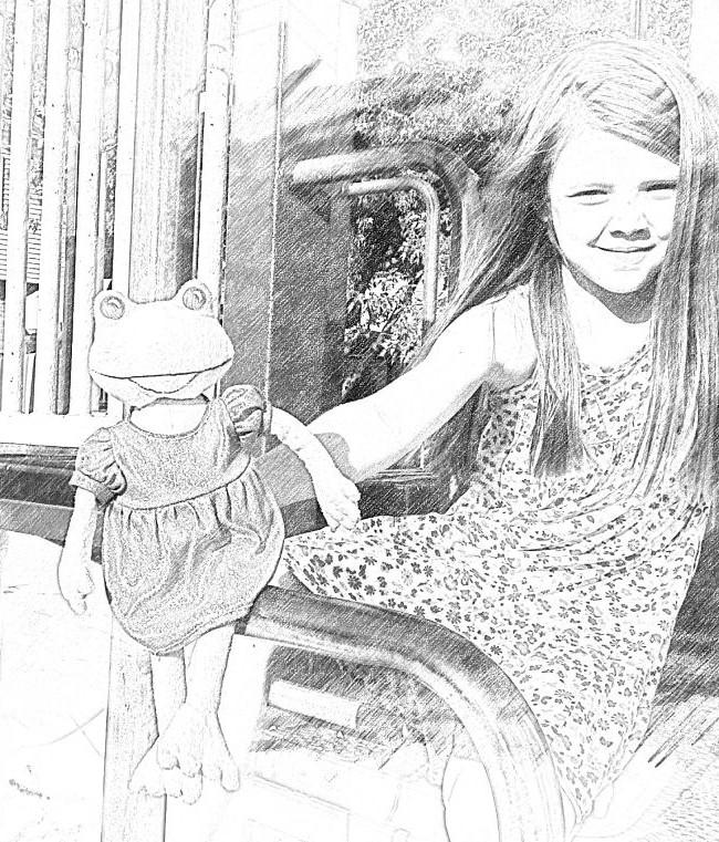 Medea and Franny at the Park – Sketch