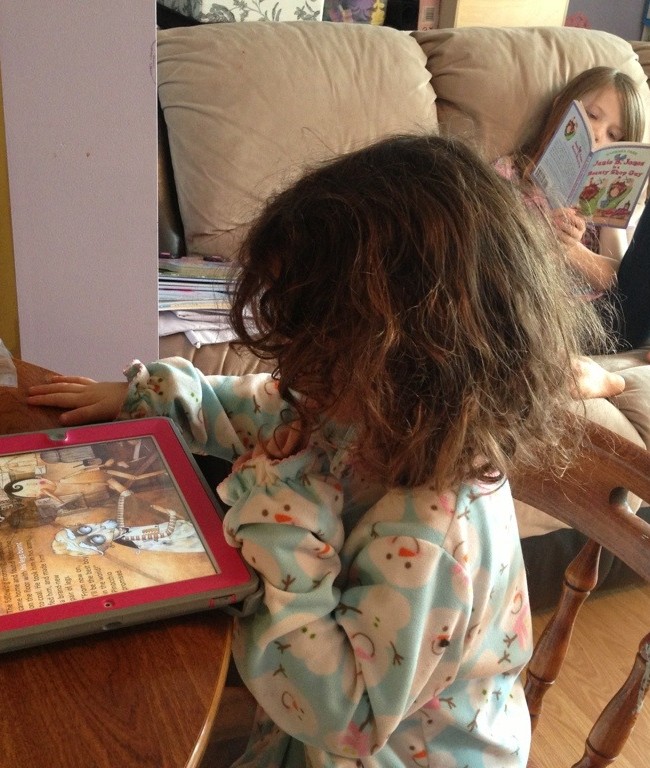 Reading Time with the Girls