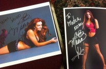 Maria Autographs at WrestleReunion