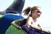 Tanit Rides the Coasters!