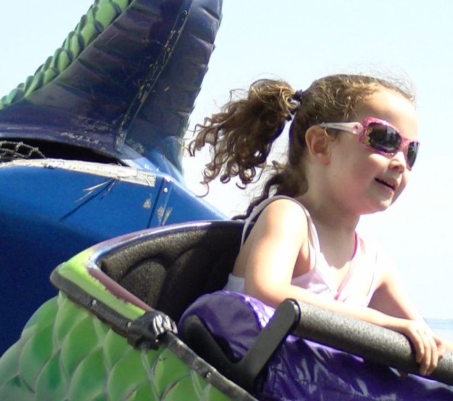 Tanit Rides the Coasters!