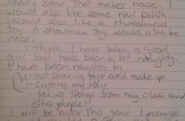 Tanit’s Santa Letter