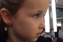 Tanit Gets Her Ears Pierced