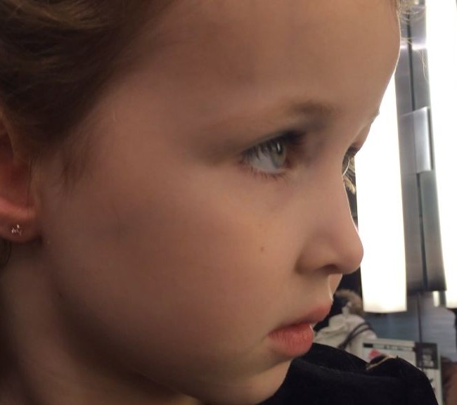 Tanit Gets Her Ears Pierced