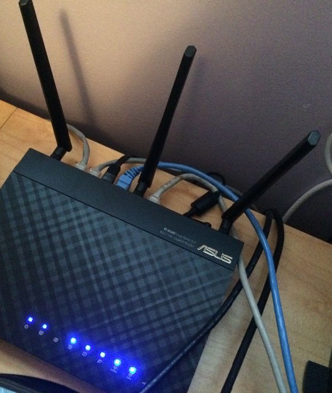 Hooking Up the Dark Knight Router
