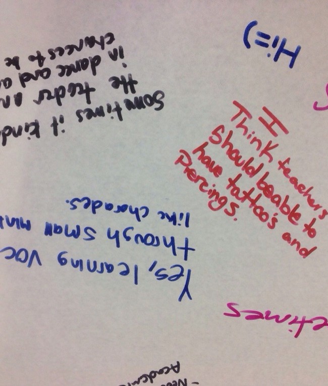 Teachers and Tattoos